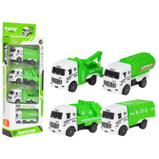 Set de vehicule pentru servicii de salubritate urbană – 4 piese URBAN SANITATION - 