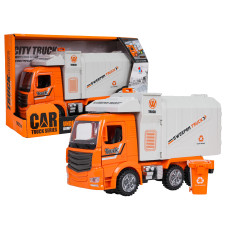 Camion interactiv de salubritate – CAR TRUCK SERIES (portocaliu) - 