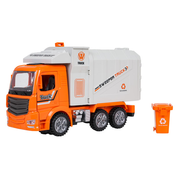 Camion interactiv de salubritate – CAR TRUCK SERIES (portocaliu)