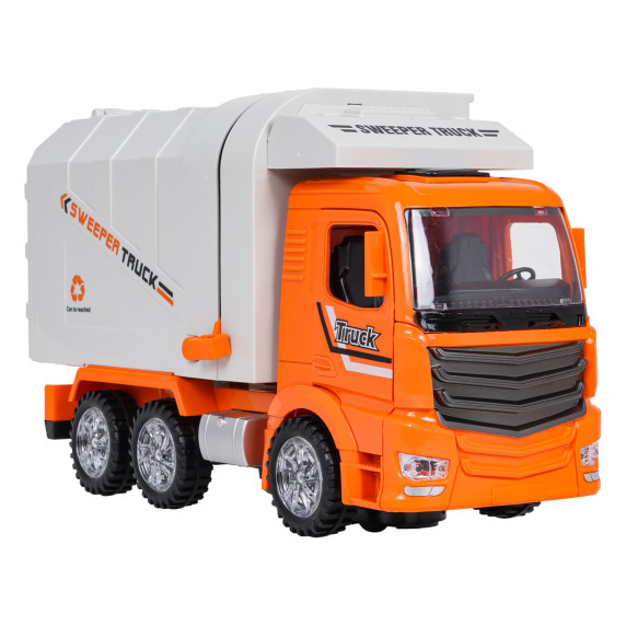 Camion interactiv de salubritate – CAR TRUCK SERIES (portocaliu)