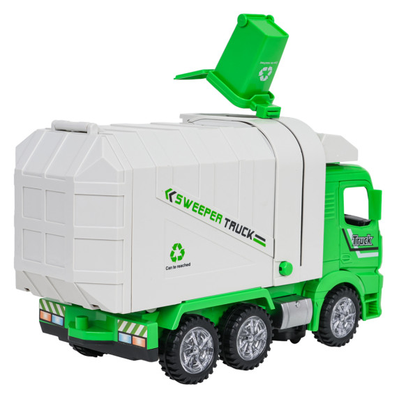 Camion interactiv de salubritate – CAR TRUCK SERIES (verde)