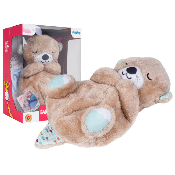 Interaktívna plyšová vydra pre najmenších BABY PLUSH TOY