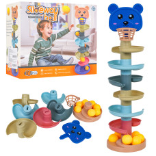 Pistă cu bile – 16 piese – Inlea4fun SLIDEWAY BALL - 
