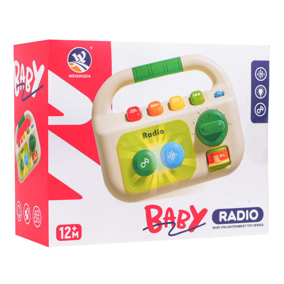 Radio interactiv multifuncțional pentru cei mici – BABY RADIO