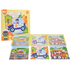Carte puzzle magnetică 3 în 1 – 48 piese - 