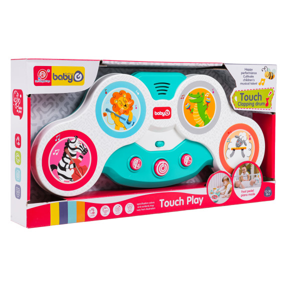 Set de tobe tactile interactive pentru copii – TOUCH PLAY Clapping Drum