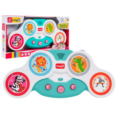 Set de tobe tactile interactive pentru copii – TOUCH PLAY Clapping Drum - 