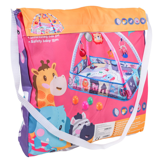 Covoraș de joacă educativ pentru cei mici - SAFETY BABY GYM