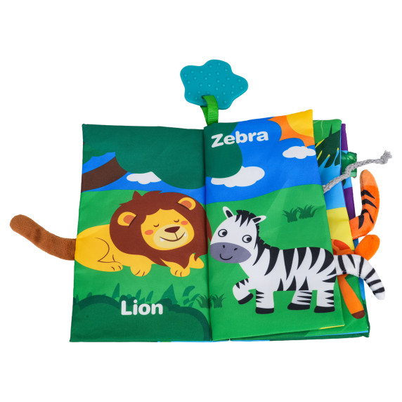 Sada mäkkých senzorických kníh pre najmenších 3 kusy BABY CLOTH BOOK