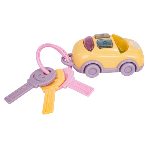 Sada mäkkej kľúčenky a prívesku na kľúče v tvare autíčka FUNMUCH Alarms car