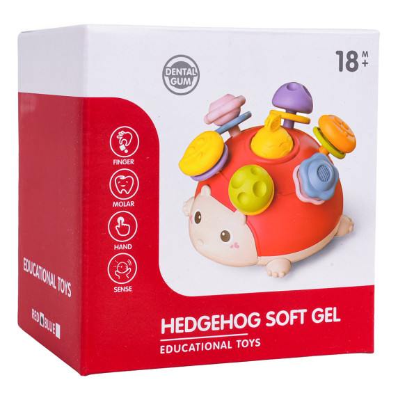 Multifunkčná manipulačná hračka Ježko HEDGEHOG SOFT GEL