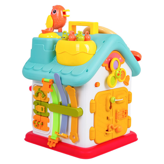 Căsuța interactivă multifuncțională - PUZZLE BUSY HOUSE
