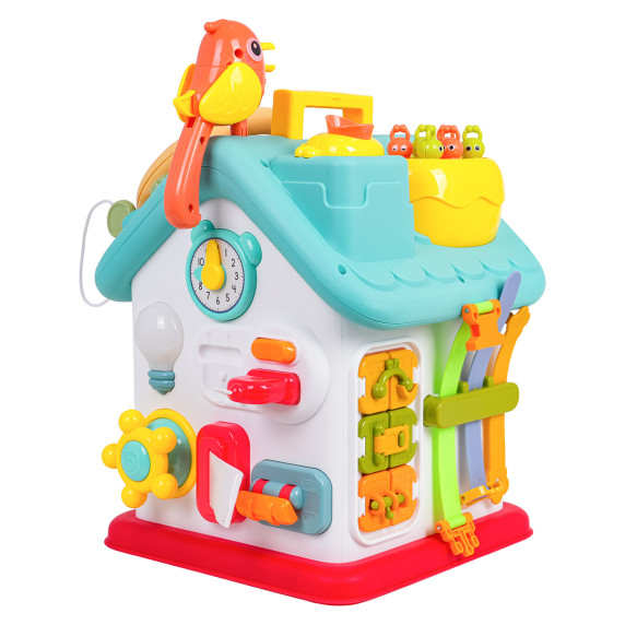 Căsuța interactivă multifuncțională - PUZZLE BUSY HOUSE