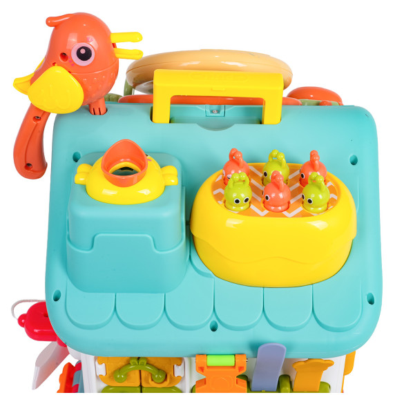 Căsuța interactivă multifuncțională - PUZZLE BUSY HOUSE