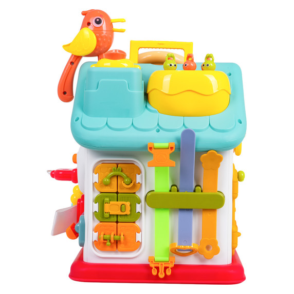 Căsuța interactivă multifuncțională - PUZZLE BUSY HOUSE