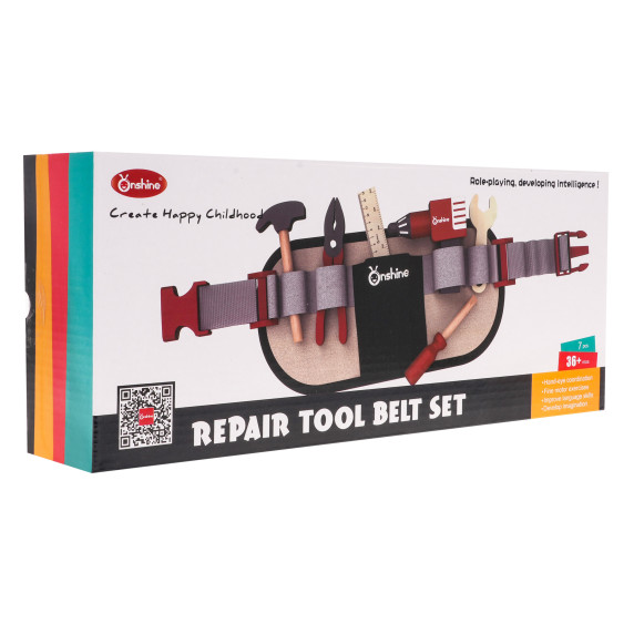 Fa szerszámkészlet övvel Inlea4Fun REPAIR TOOL BELT