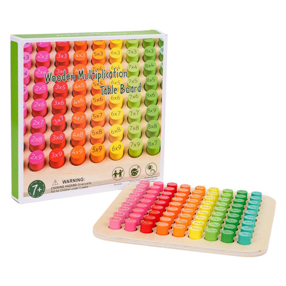 Tabla de înmulțire din lemn – WOODEN MULTIPLICATION TABLE BOARD