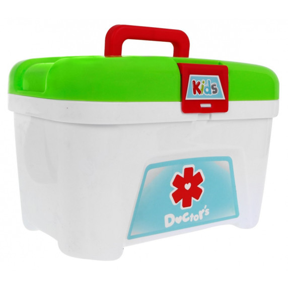Detský lekársky vozík 3v1 s kufríkom Inlea4Fun LITTLE DOCTOR