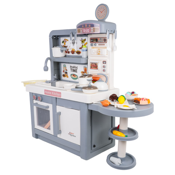 Bucătărie interactivă pentru copii cu accesorii DREAM KITCHEN - gri