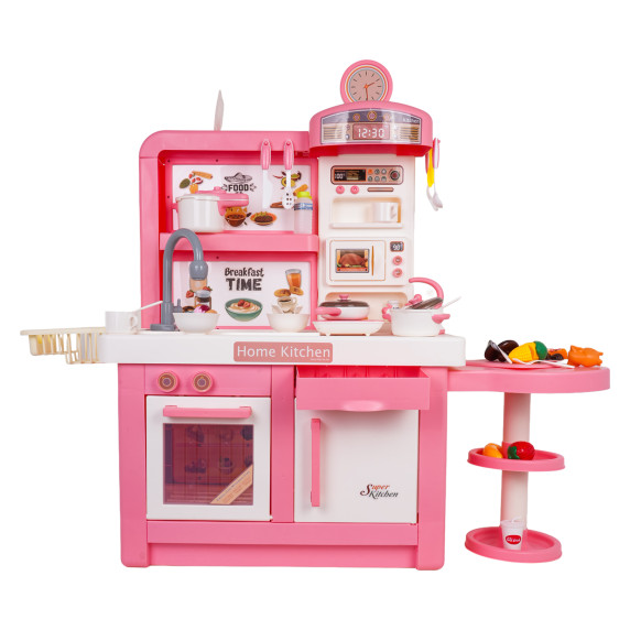 Bucătărie interactivă pentru copii cu accesorii – DREAM KITCHEN roz