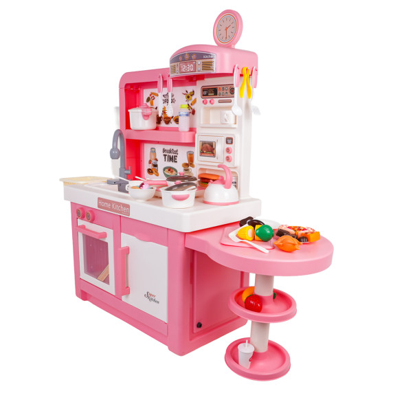 Bucătărie interactivă pentru copii cu accesorii – DREAM KITCHEN roz