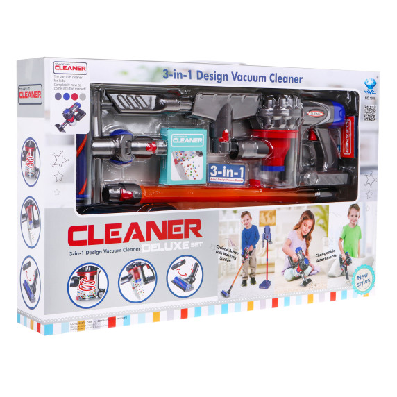 Aspirator vertical interactiv 3 în 1 - Inlea4Fun CLEANER DELUXE SET