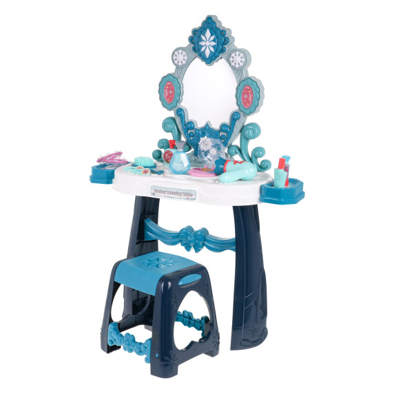 Masă de toaletă pentru copii cu scaun și accesorii - Inlea4Fun FANTASY DRESSING TABLE