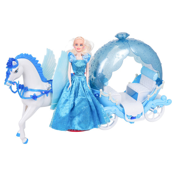 Bábika s koňom a kočiarom FANTASY CARRIAGE Bábika s koňom a kočiarom FANTASY CARRIAGE