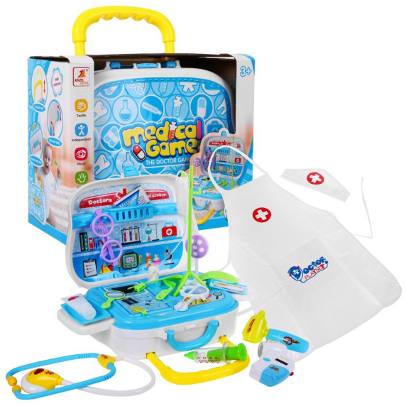 Set medical pentru copii în valiză cu 23 de accesorii - Medical game