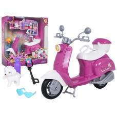 Scuter pentru păpuși cu accesorii – ANLILY „Excursie cu scuterul” - 