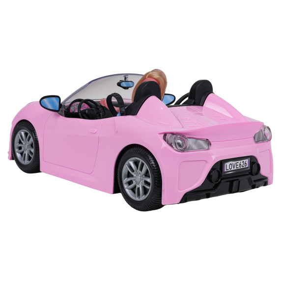 Ružový kabriolet pre bábiky ANLILY Sports Car