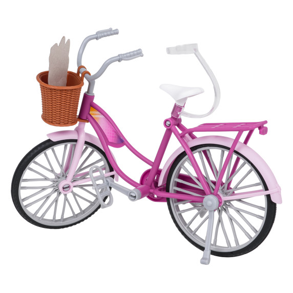 Bicicletă pentru păpuși cu accesorii – ANLILY „Excursie cu bicicleta