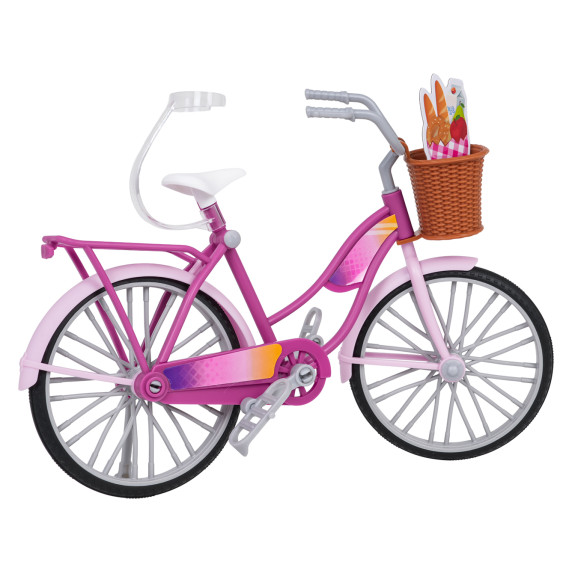 Bicicletă pentru păpuși cu accesorii – ANLILY „Excursie cu bicicleta