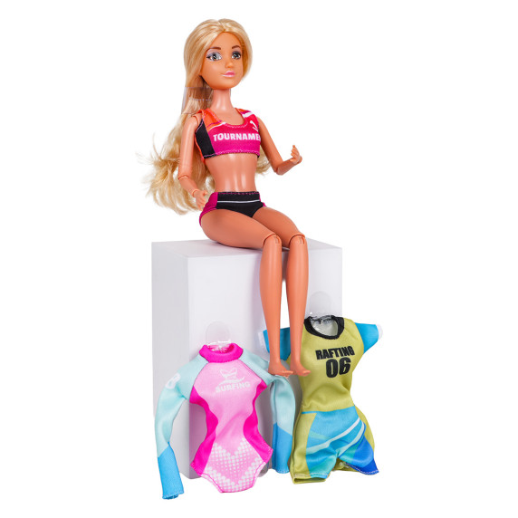 Păpușa Olga cu accesorii – ANLILY „Fata surfer”