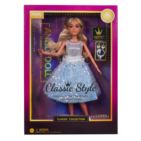 Păpușa Olga cu accesorii -  ANLILY Classic Collection