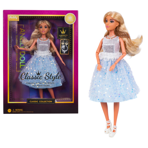 Păpușa Olga cu accesorii -  ANLILY Classic Collection