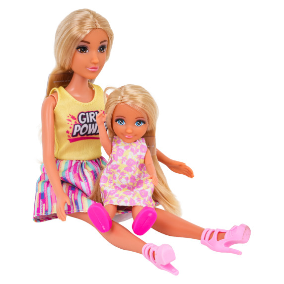 Set de păpuși, Familie în vacanță cu accesorii -  ANLILY COLLECTION