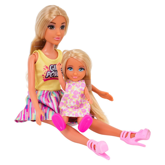 Set de păpuși, Familie în vacanță cu accesorii -  ANLILY COLLECTION
