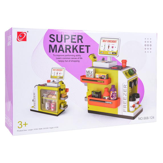 MINI Supermarket cu accesorii pentru copii - SUPER MARKET