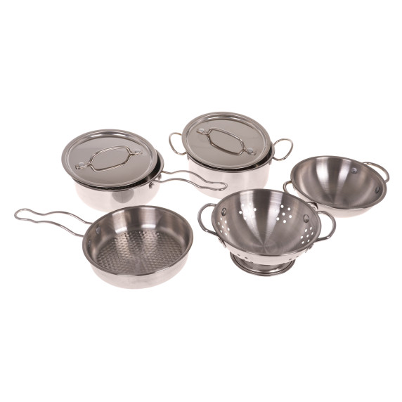 Vesela pentru copii - Inlea4Fun SUIT KITCHEN-  metalică din 13 elemente