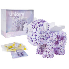 Set creativ de construit din  flori UNICORN - unicorn - 