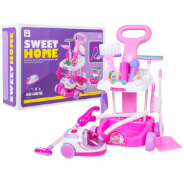 Játék takarító készlet SWEET HOME - Rózsaszín - 