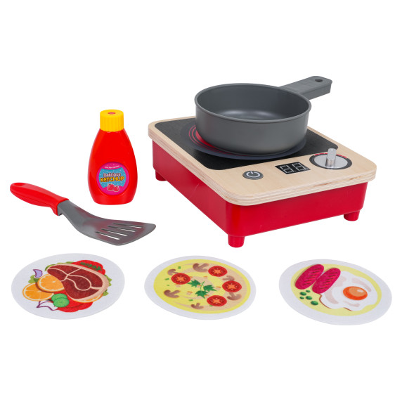 Aragaz din lemn cu accesorii - FRYING PAN