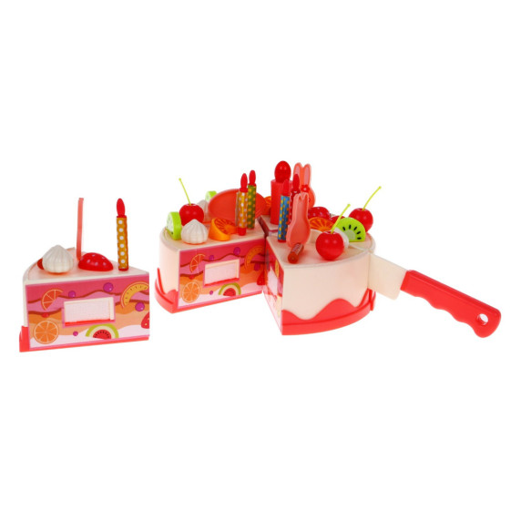 Detská krájacia torta s 82 doplnkami Inlea4Fun DIY BIRTHDAY CAKE