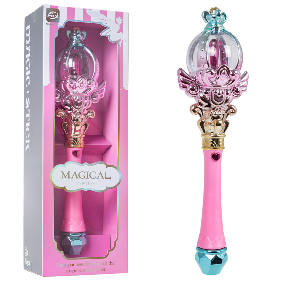 Interaktív varázspálca MAGICAL PRINCESS Magic Stick