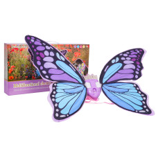 Interaktív pillangószárnyak BUTTERFLY WINGS - Lila - 