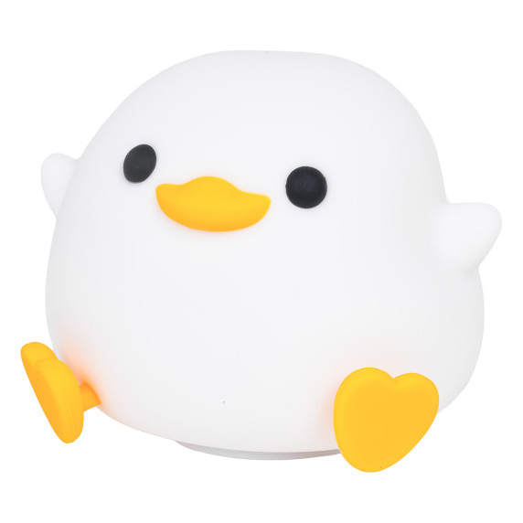 Lampa de noapte din silicon – DUCK NIGHT LIGHT – rățușcă albă
