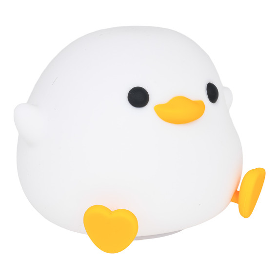 Lampa de noapte din silicon – DUCK NIGHT LIGHT – rățușcă albă