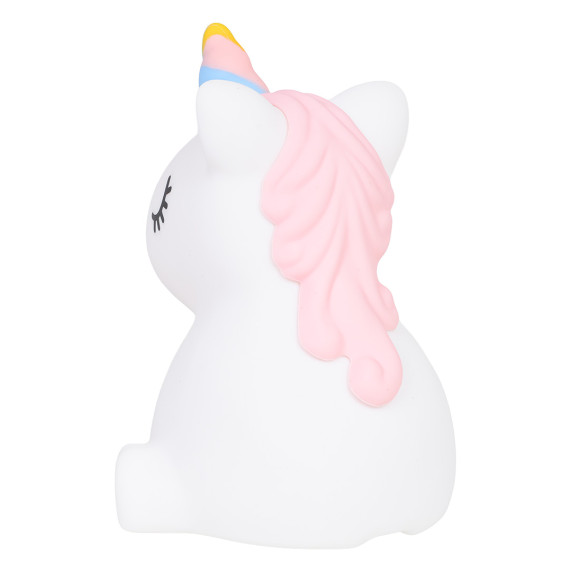 Lampa de noapte din silicon – unicorn alb