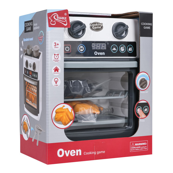 Interaktív játék tűzhely tartozékokkal OVEN COOKING GAME